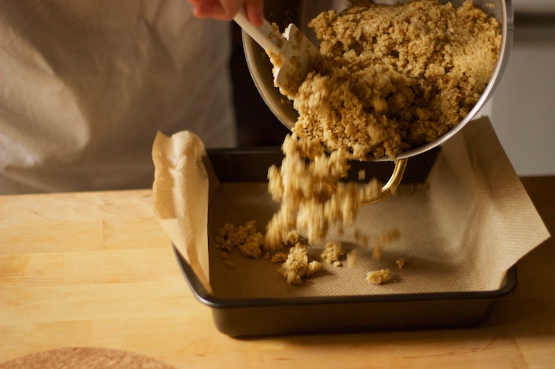 chocolate covered flapjack recipe step 3a