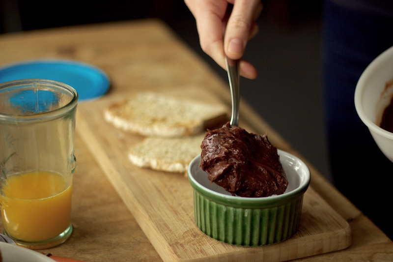 Homemade chocolate Spread step 5a