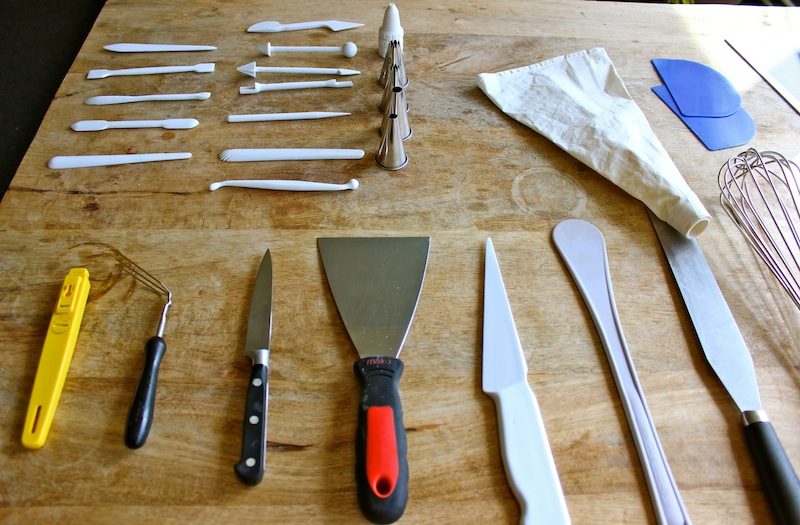 Garnishing Knife & Tool Set & Step-by-Step Book
